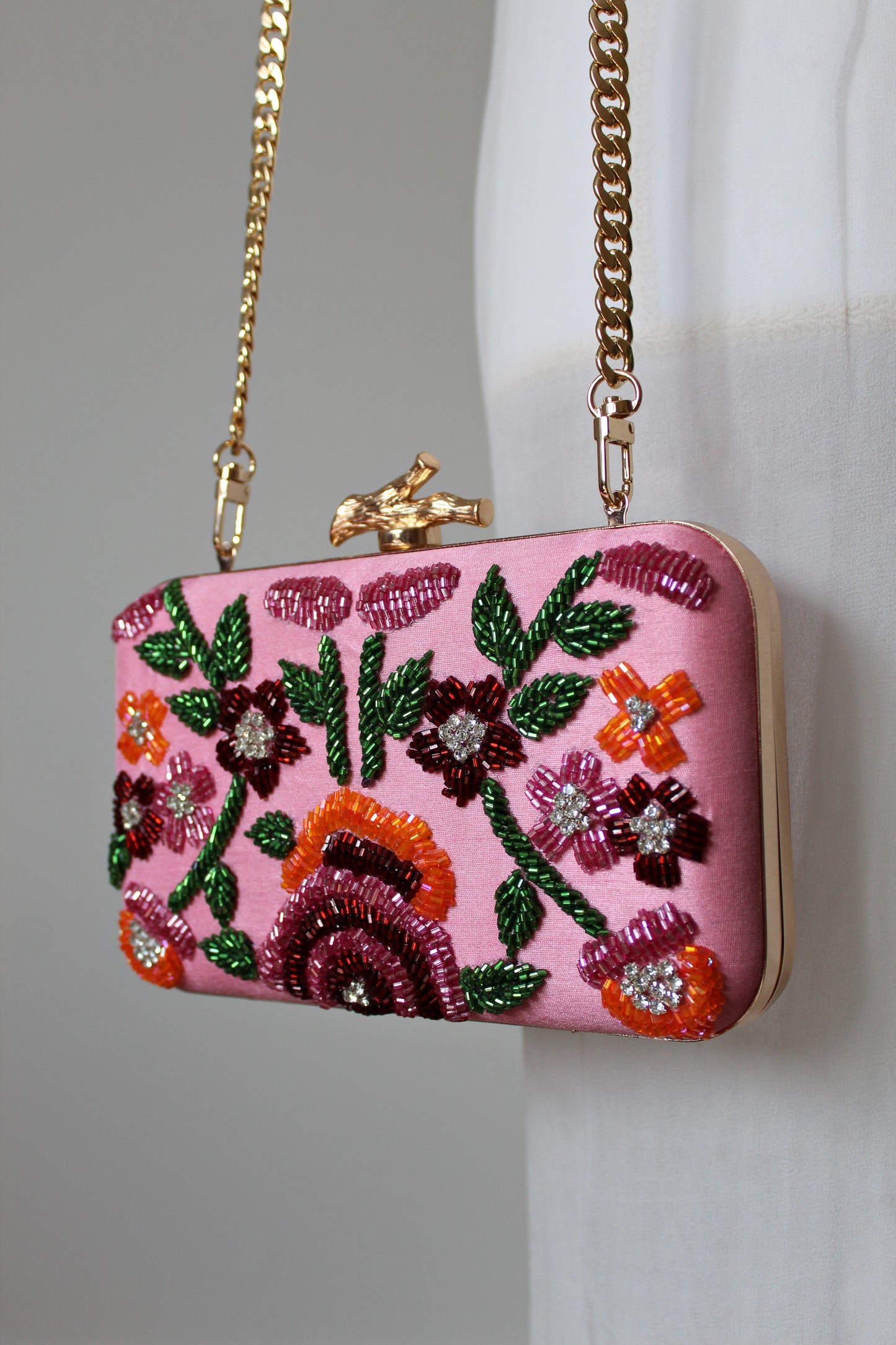 EMBELLISHED CLUTCH