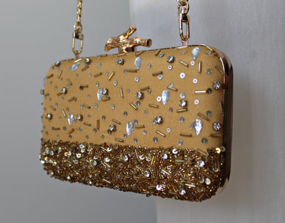 EMBELLISHED CLUTCH