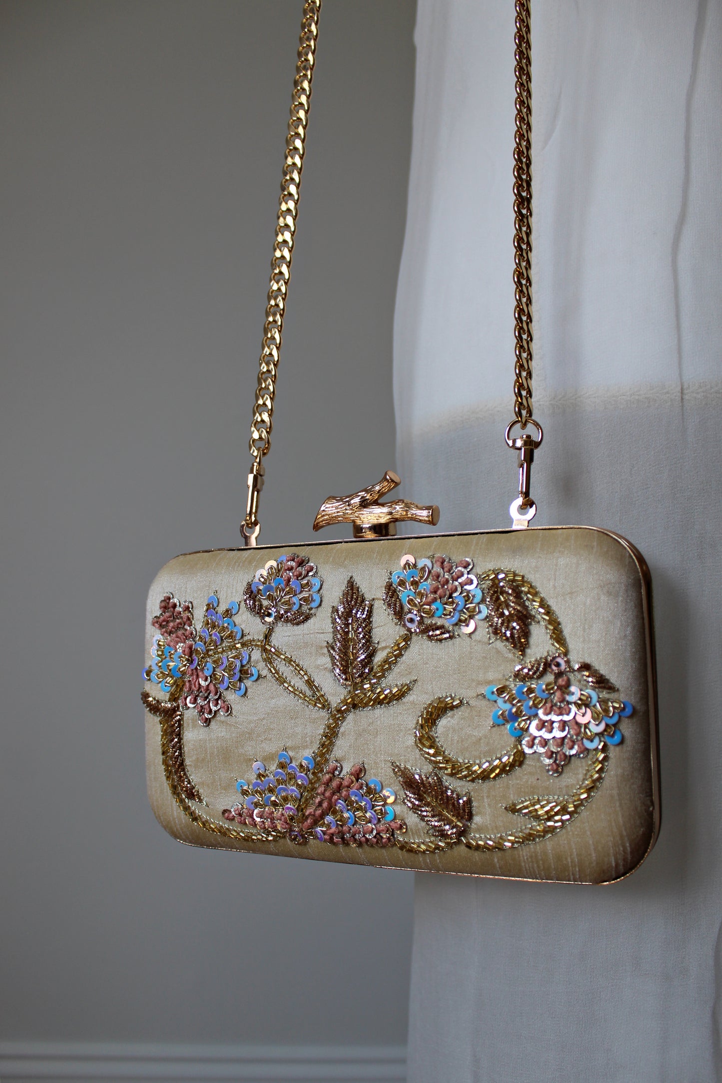 EMBELLISHED CLUTCH