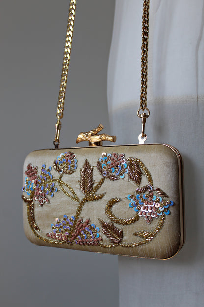 EMBELLISHED CLUTCH