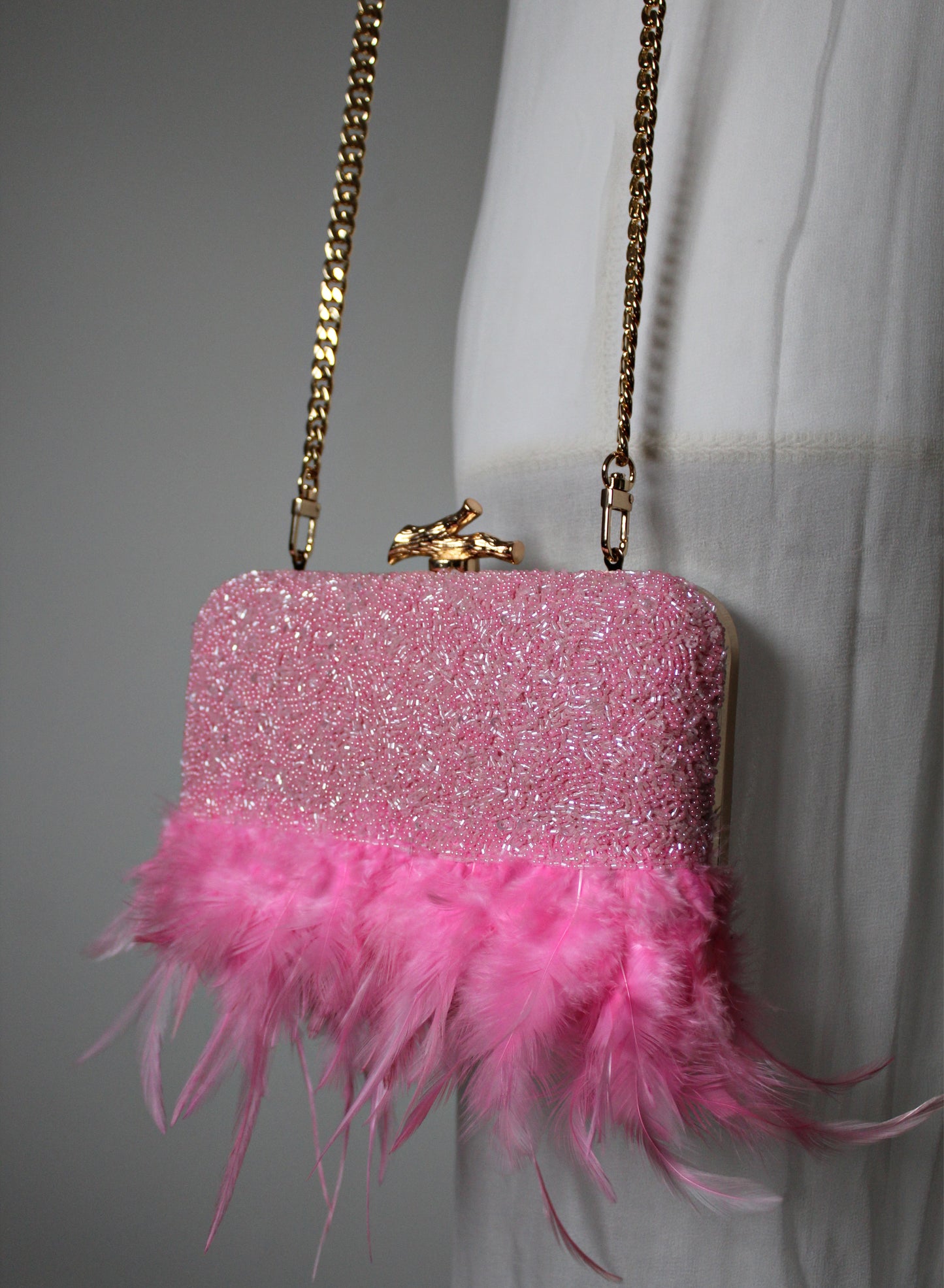 EMBELLISHED CLUTCH