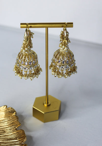 GOLD HOOP JHUMKE