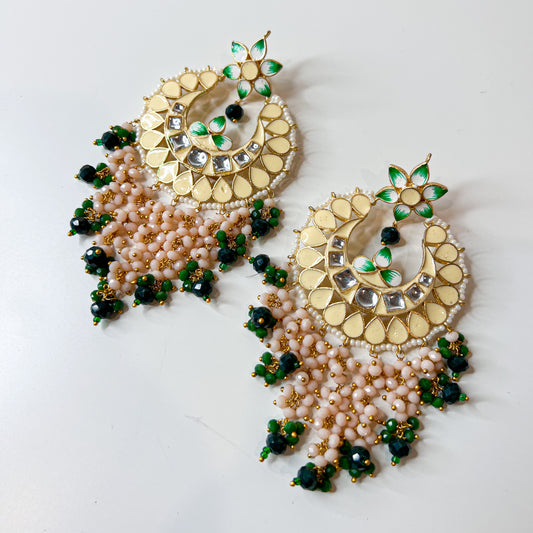 Meenakari earrings