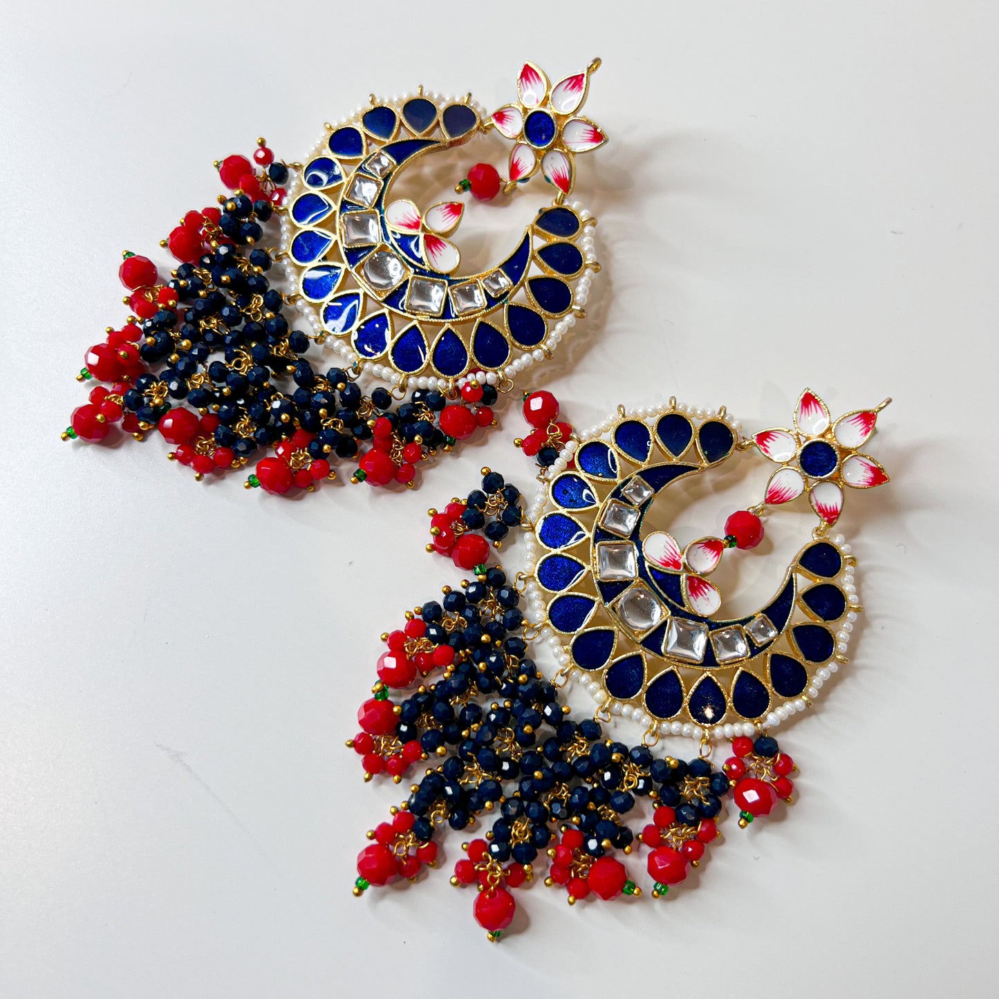 Meenakari earrings