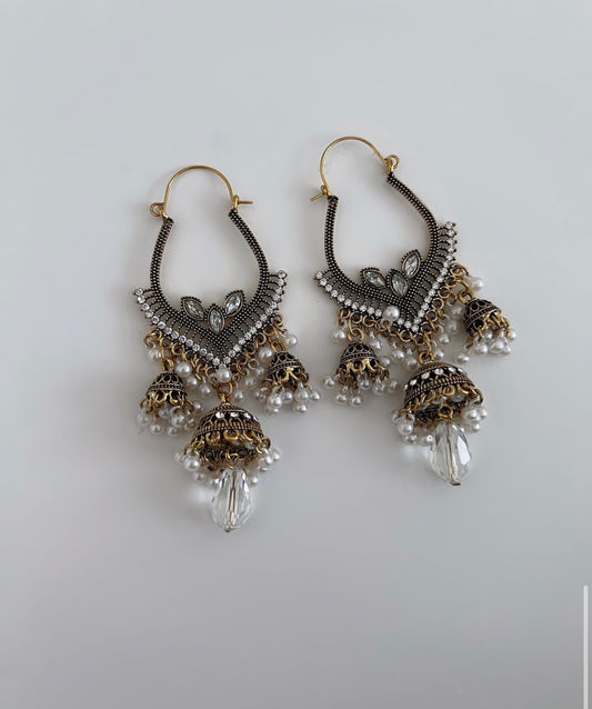 Oxidized earrings