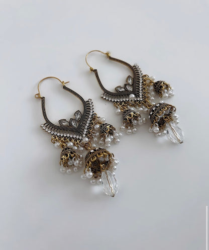 Oxidized earrings