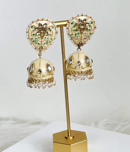 Meenakari earrings